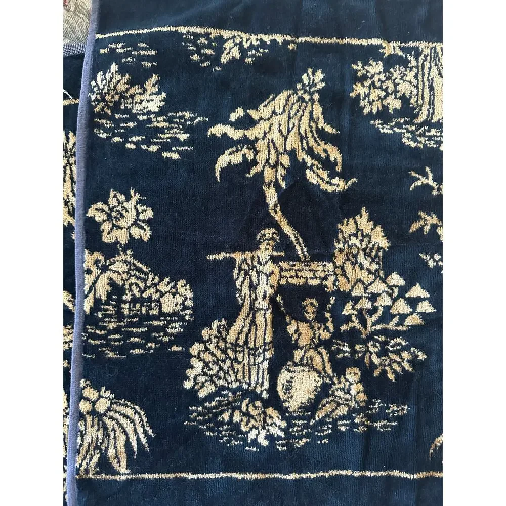 Vintage Set Besana Italy Italian  Cotton Viscose 2 Hand Towels